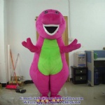 Character Mascot Costume Barney Purple Dinisour